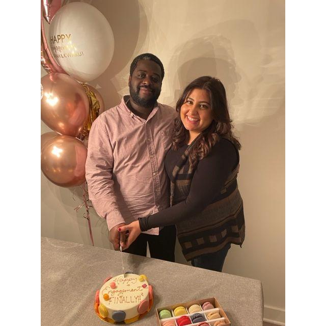 We are grateful to have amazing friends to celebrate our engagement with, November 2021