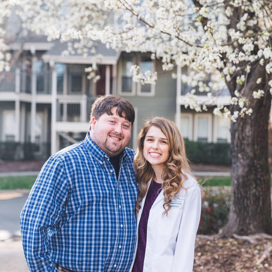 Ashley's white coat ceremony