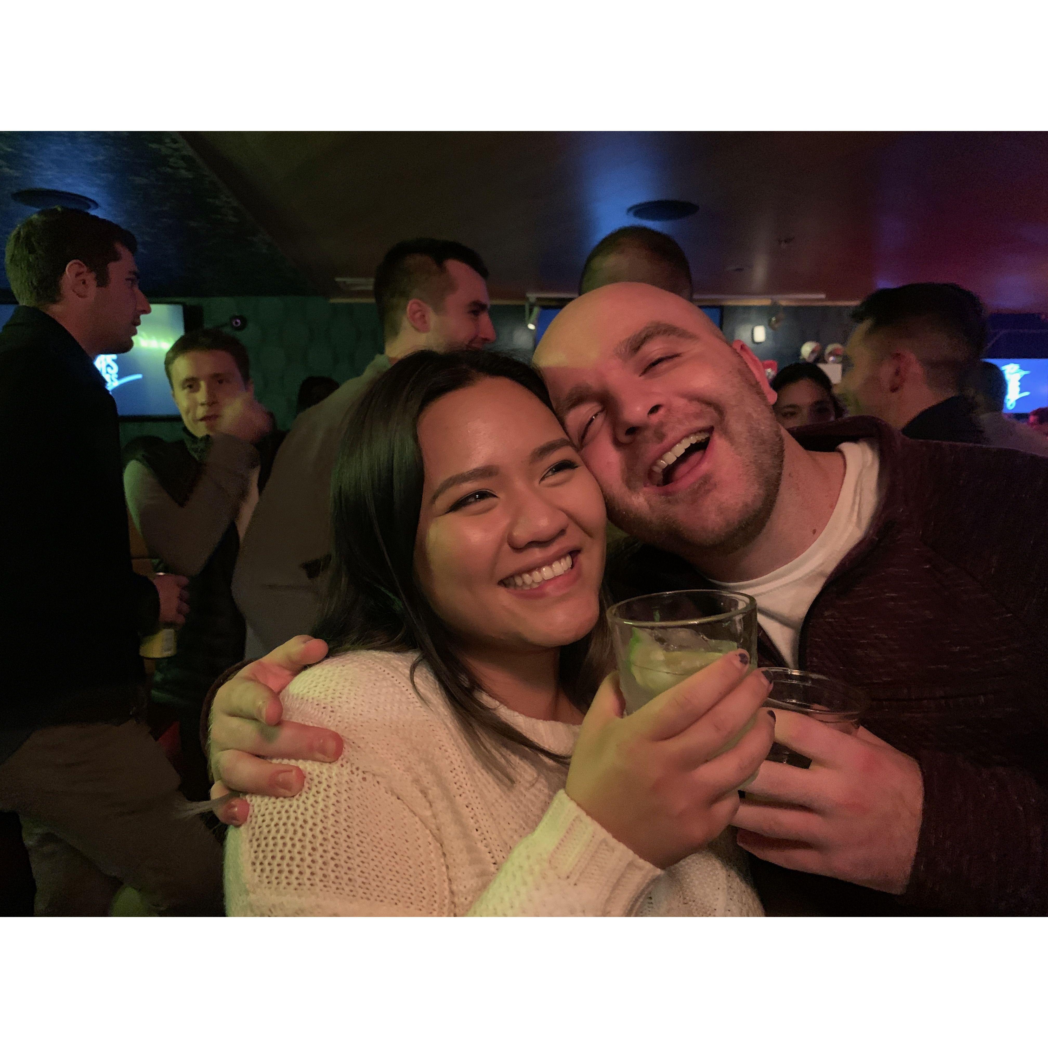 Them happy in love right before covid 2019.