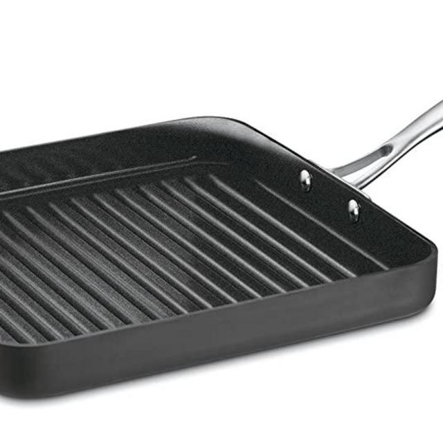 Cuisinart GG30-20 GreenGourmet Hard-Anodized Nonstick 11-Inch Square Grill Pan