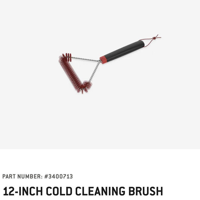 12" Cold Cleaning Brush | Compact, Durable & Easy to Use