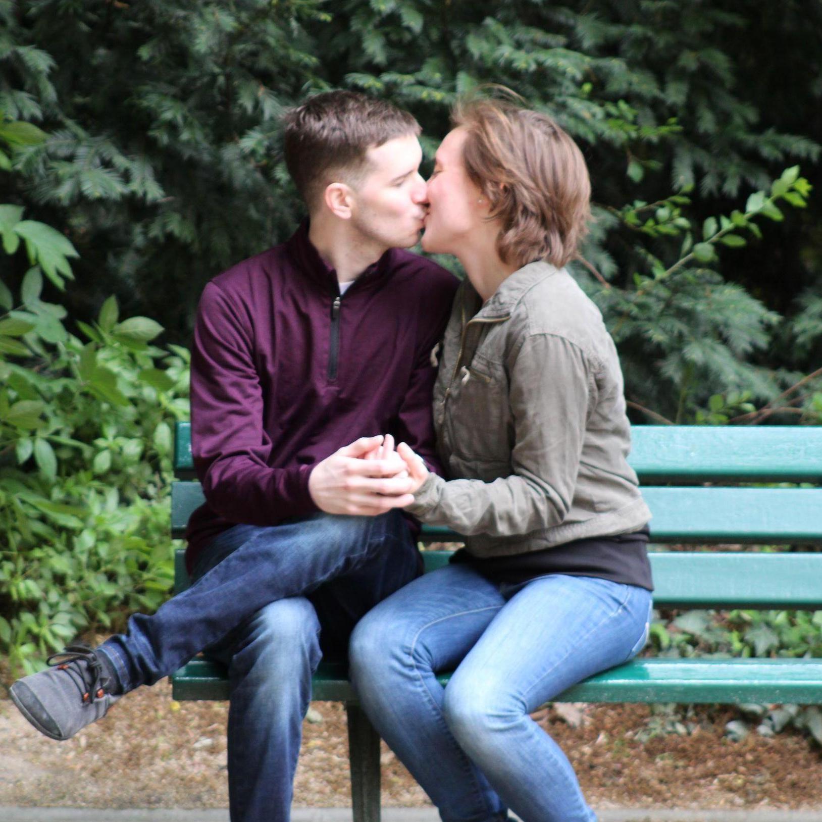 Is being instructed to kiss for a photograph less romantic?