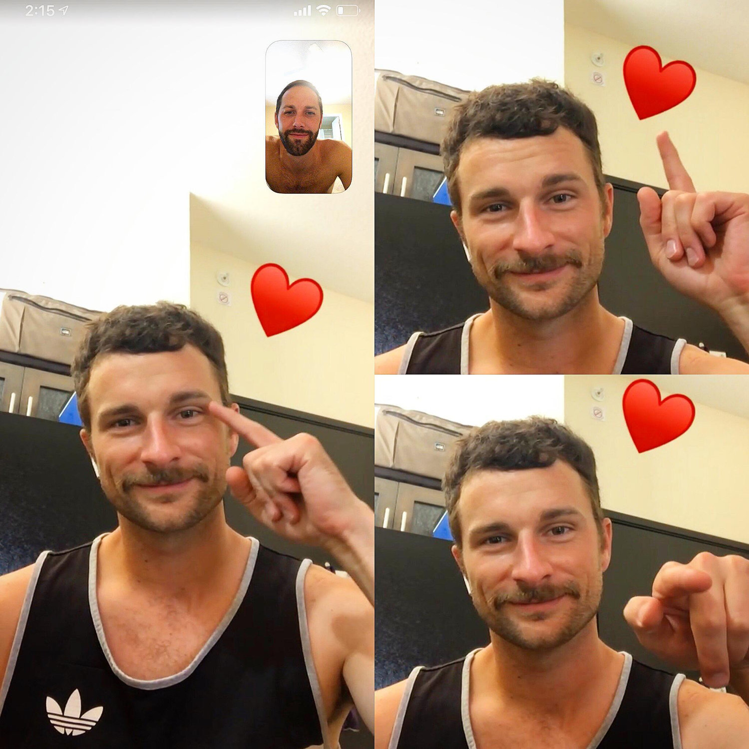 A year of long-distance dating and hours on FaceTime!