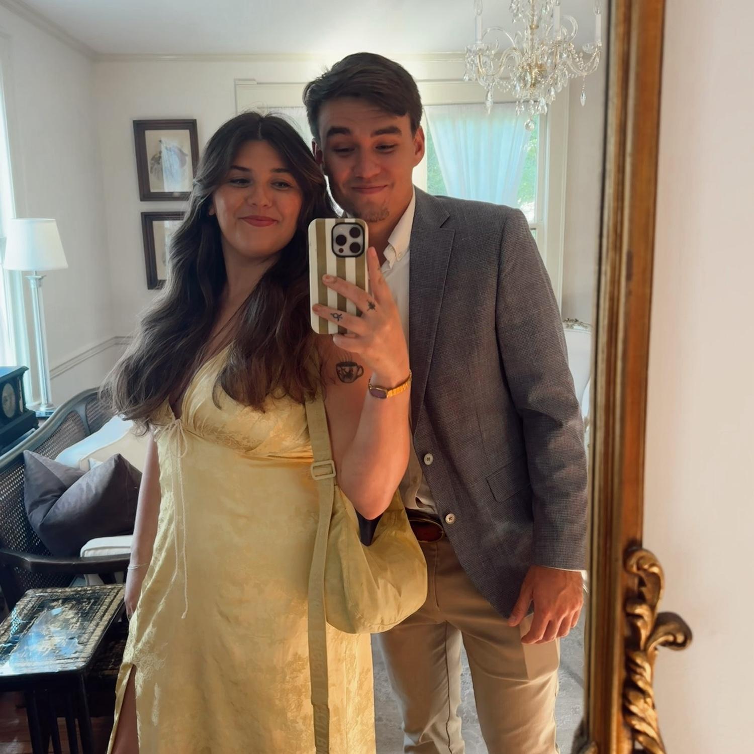 Celebrating our friends, Cailan and Taylor, in New Bern, May 2025.