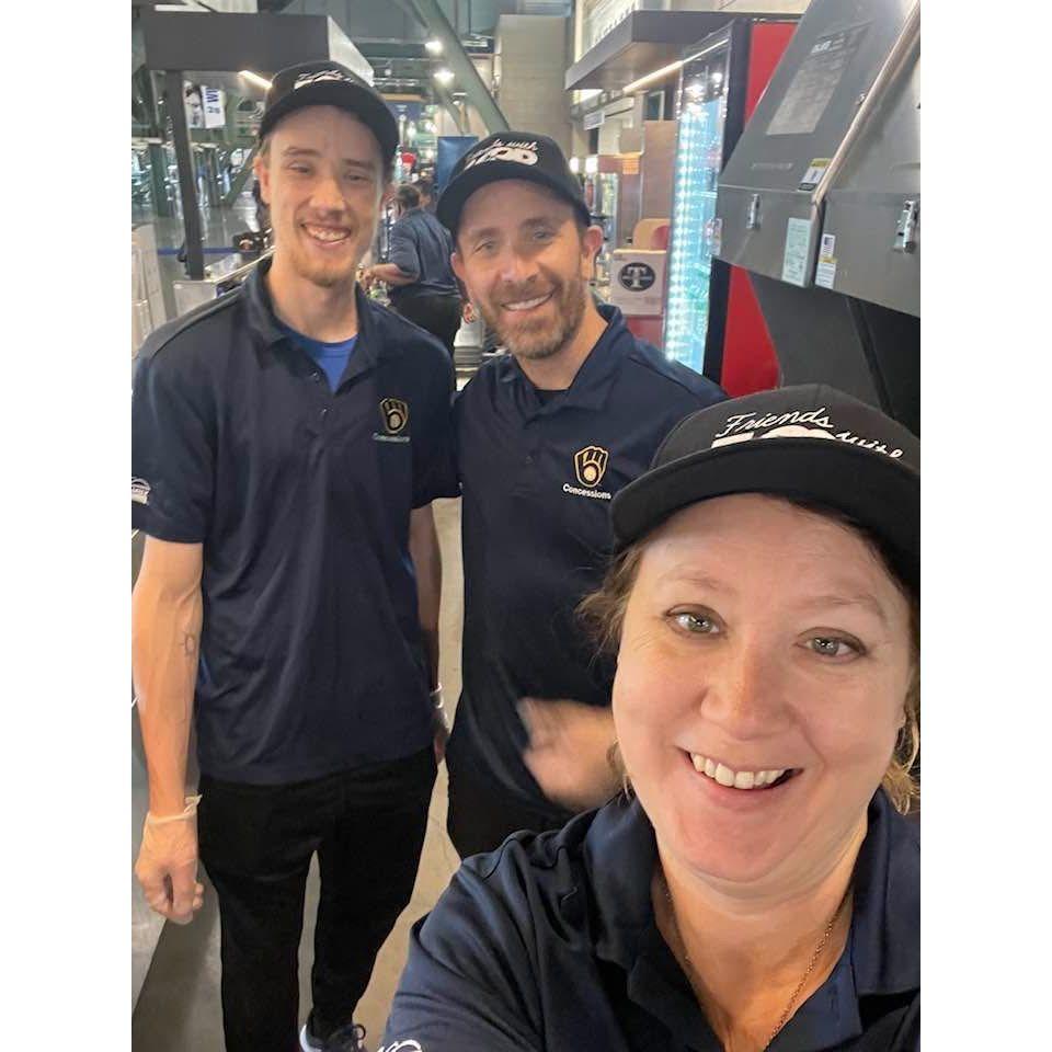 Volunteering at the brewers game