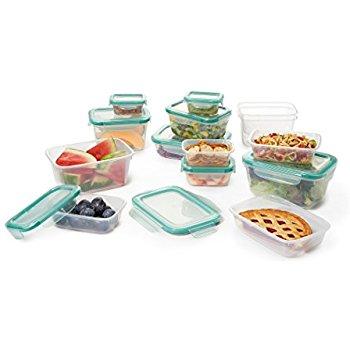 OXO Good Grips 16 Piece Smart Seal Plastic Leakproof Food Storage Container Set