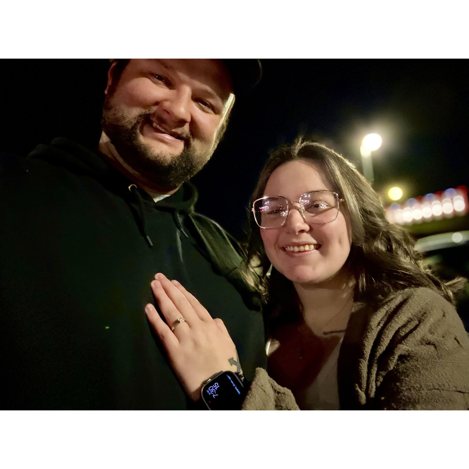 The Night I said "yes." to the beginning of forever with Kendall