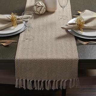 Handloom Chevron Table Runner