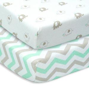 Fitted Crib Sheets - Set of 2