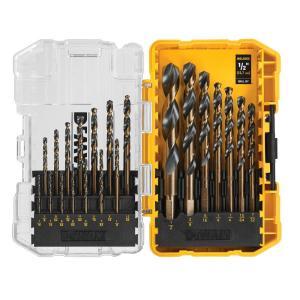 Black and Gold Drill Bit Set (21-Piece)