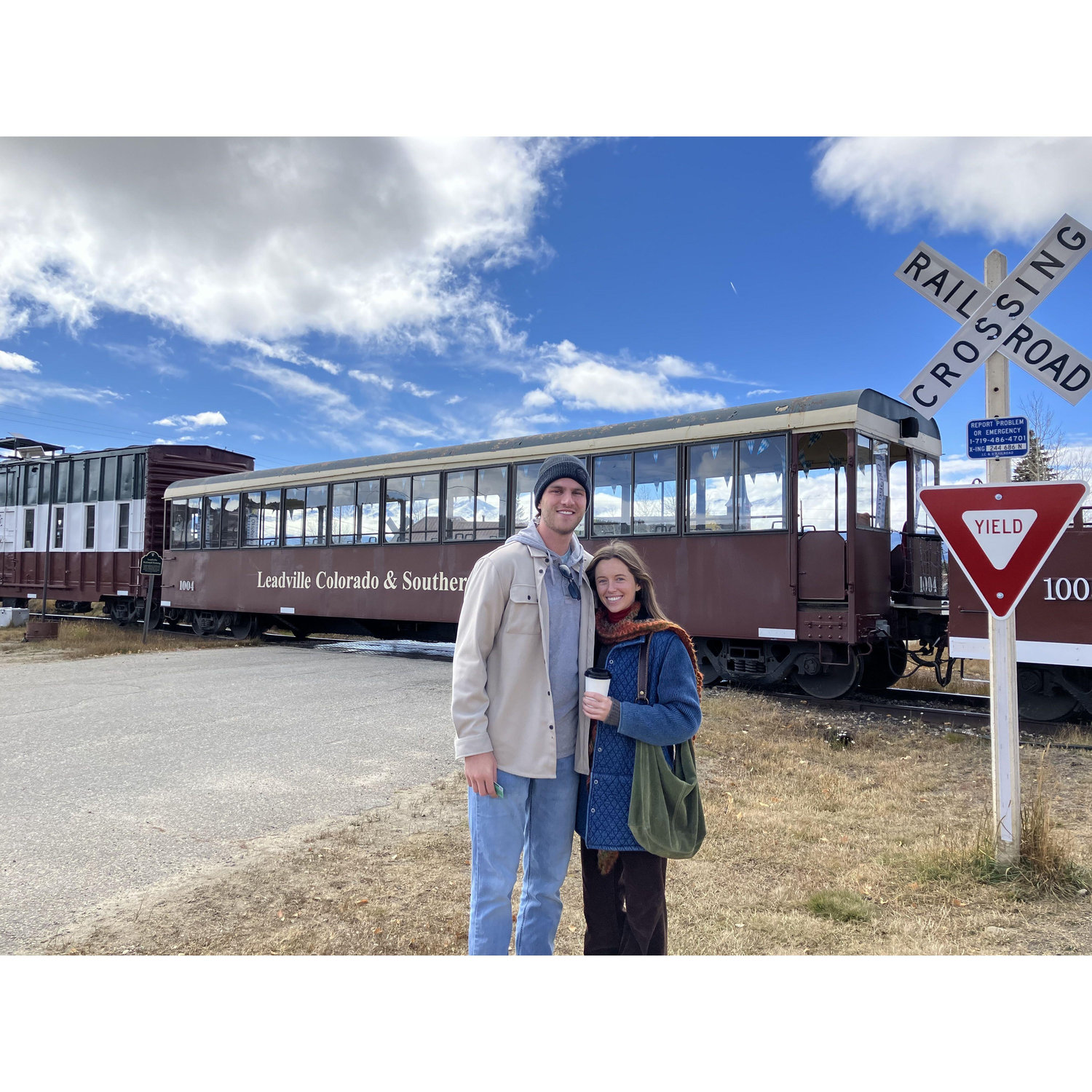 Leadville Train Ride in the Colorado mountains