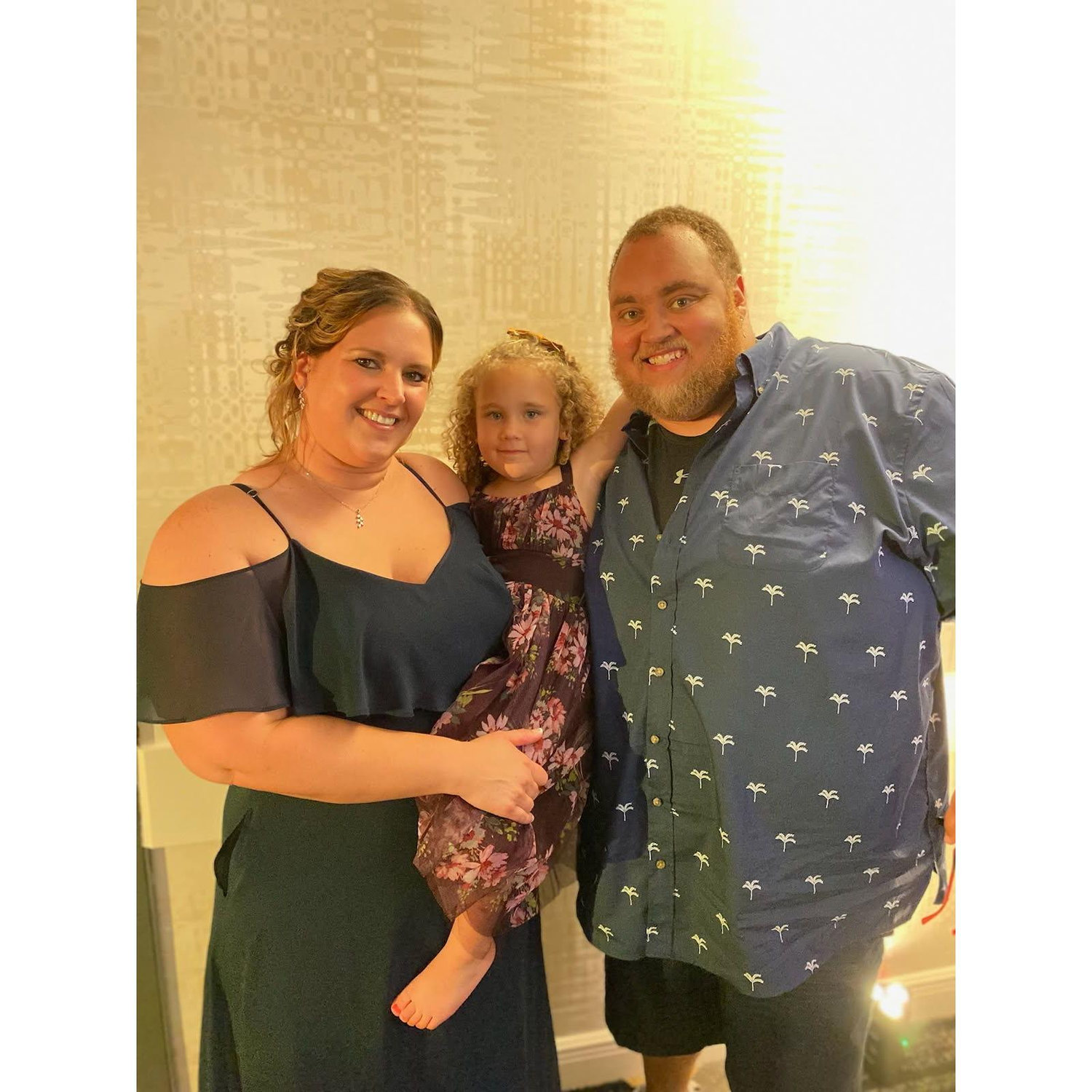 Family Fun!  Flower Girl Adrielle!