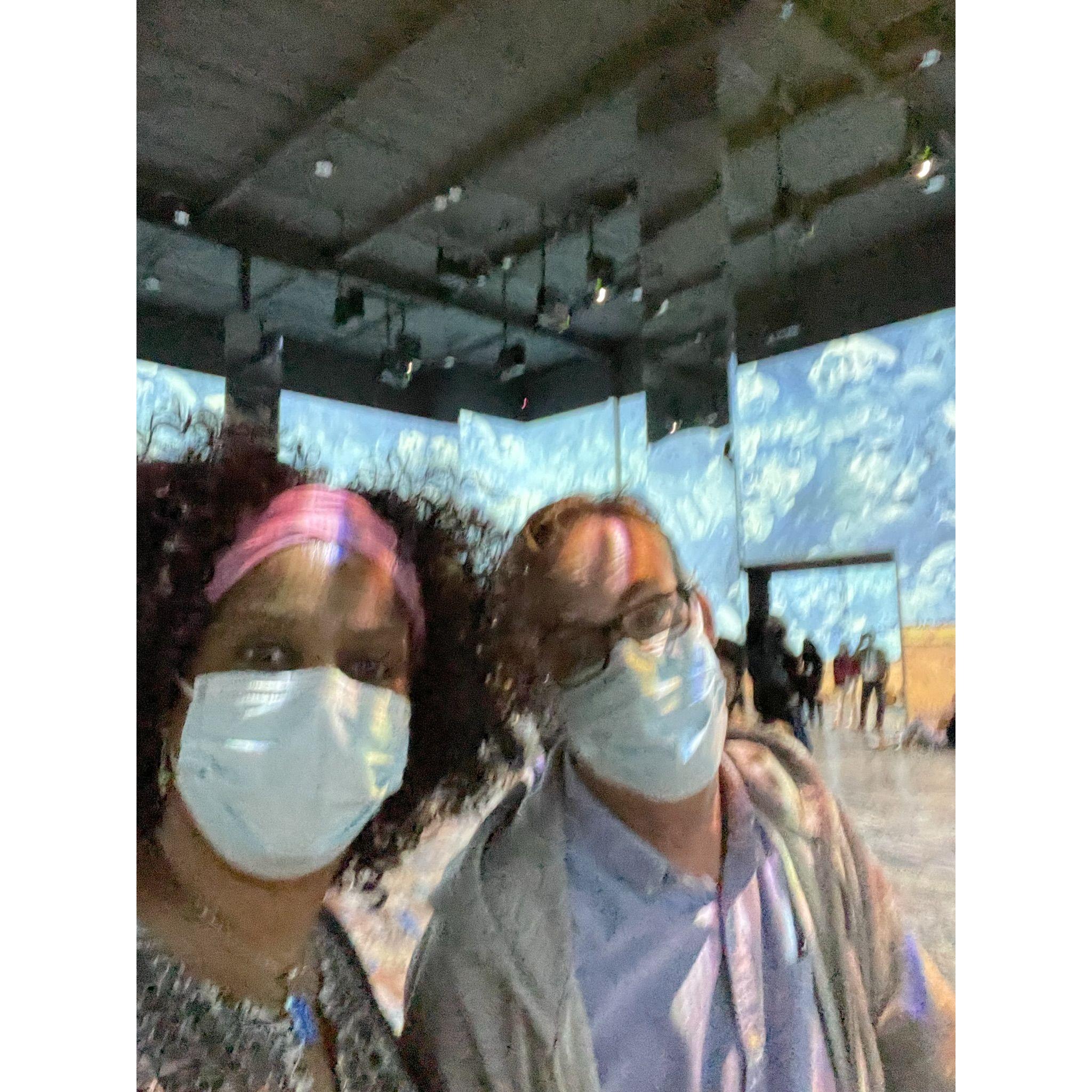 At the Van Gogh Experience, Los Angeles 2021