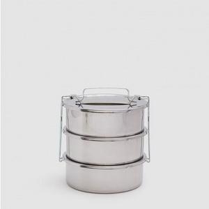 Medium Picnic Container in Stainless Steel
