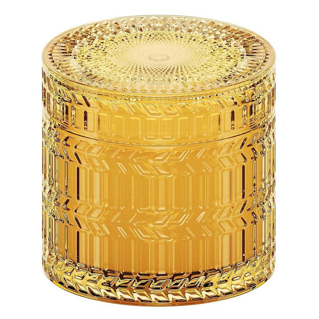 Hidden Label Wild Warm Vanilla Scented Candles, Crackling Wood Wick Soy Candles, Muse Collection 7.4oz Glass Jar Decorative Candles, Candles Gifts for Women