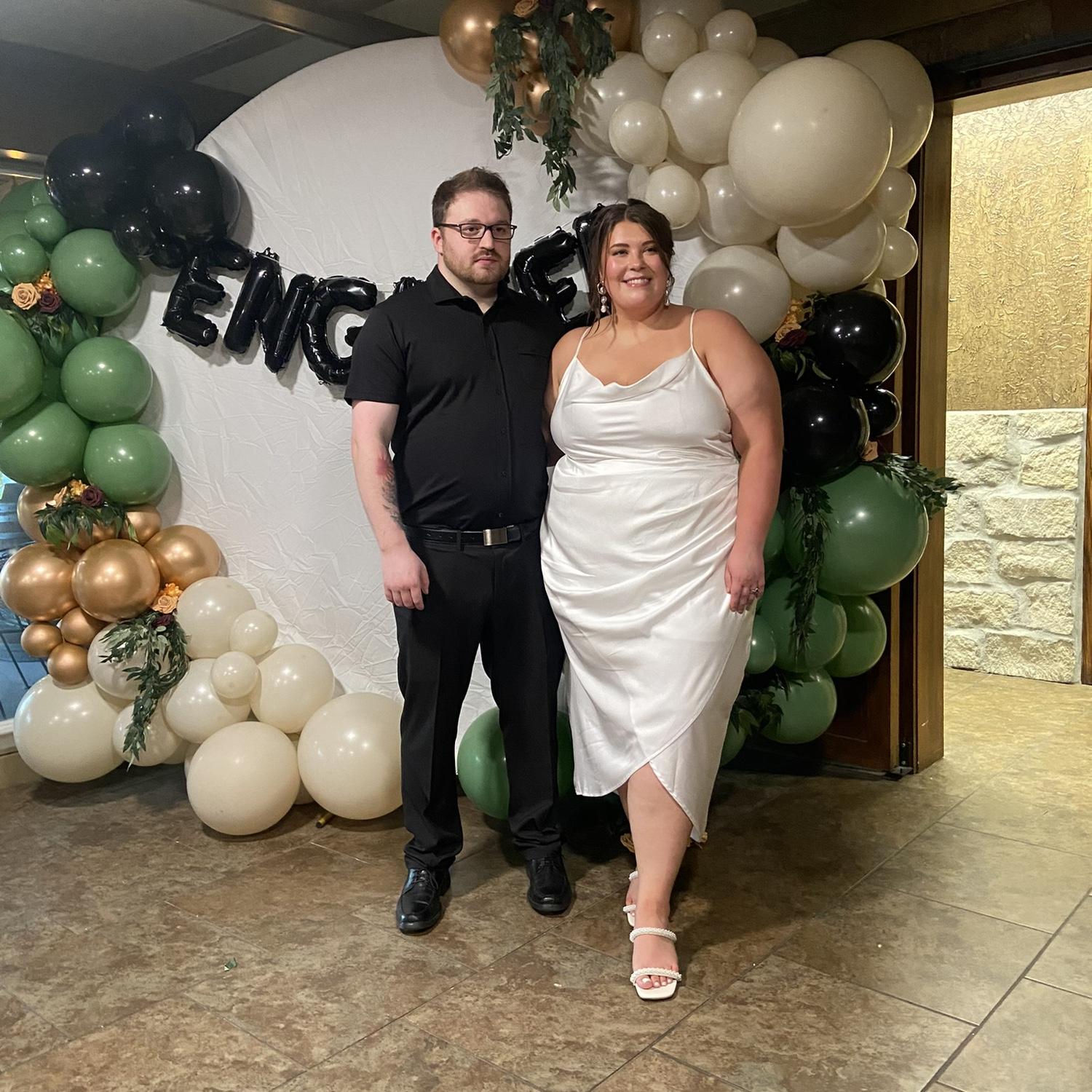 Our engagement party July of 2023 at Stonehaus Winery