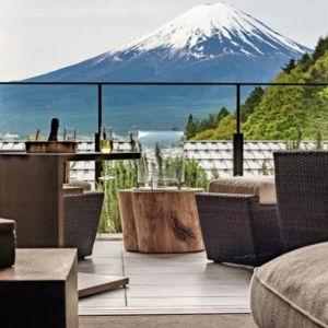 A Night Overlooking Mt. Fuji