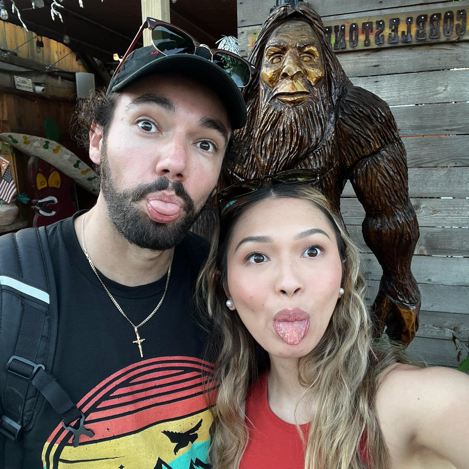 Meeting Big Foot at Medicine Park