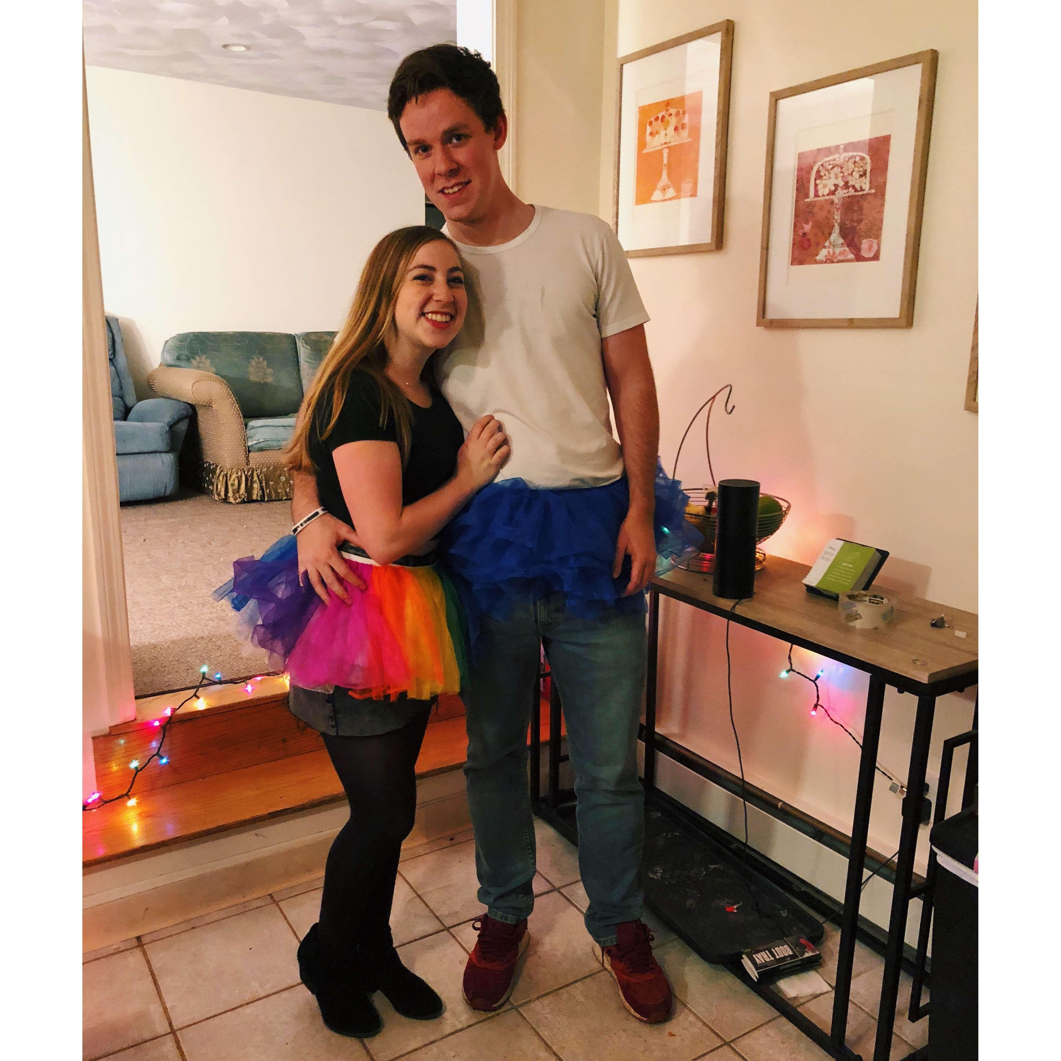 Our first photo together!