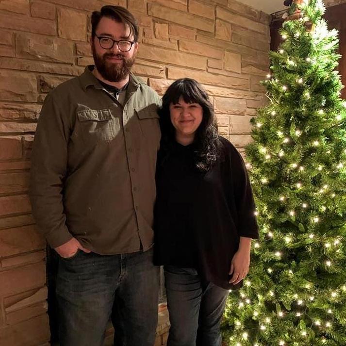 Jess absolutely adores Christmas. Here we are at the family Christmas party in 2019, at the Jarmolinski's house.