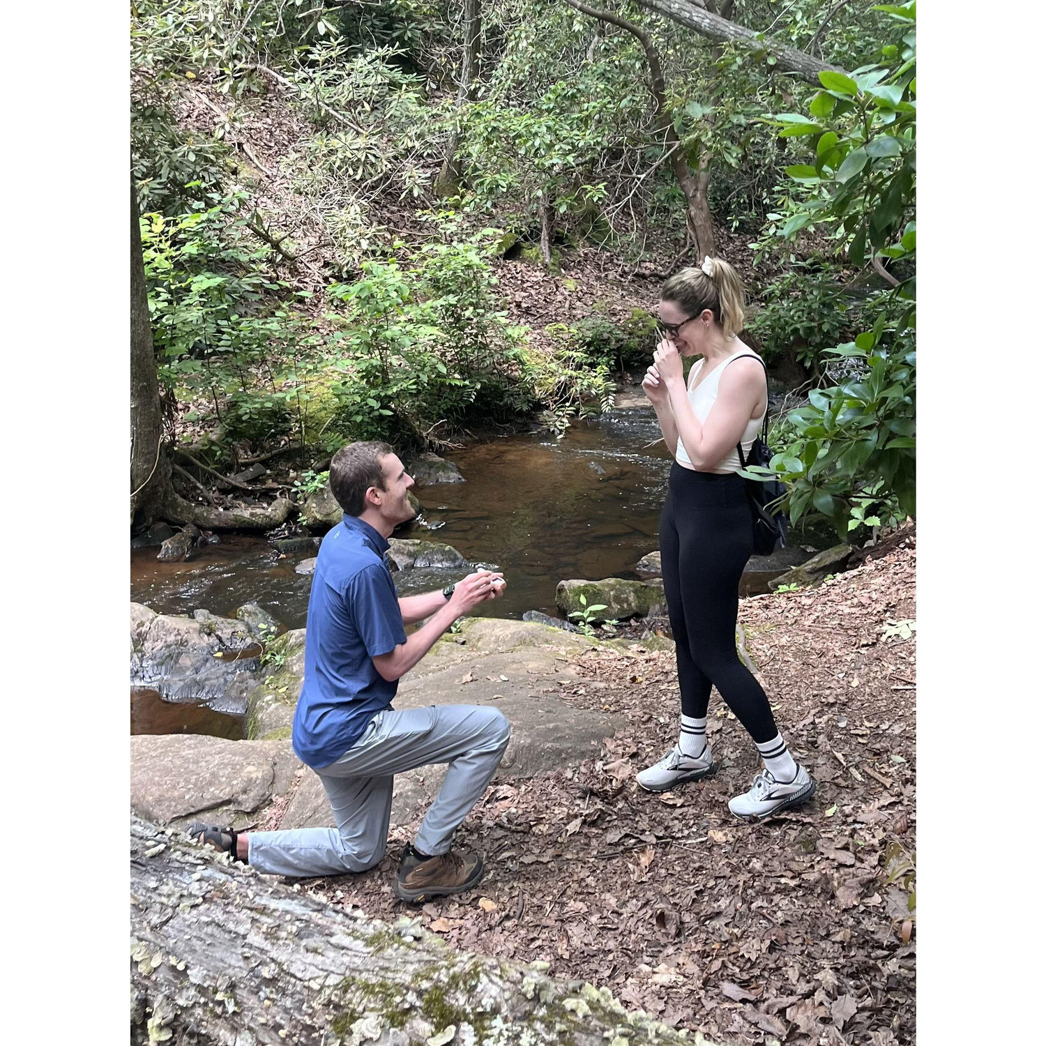 June 2025: proposal at Paris Mountain State Park
