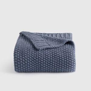 Cotton Fisherman Throw in Mineral