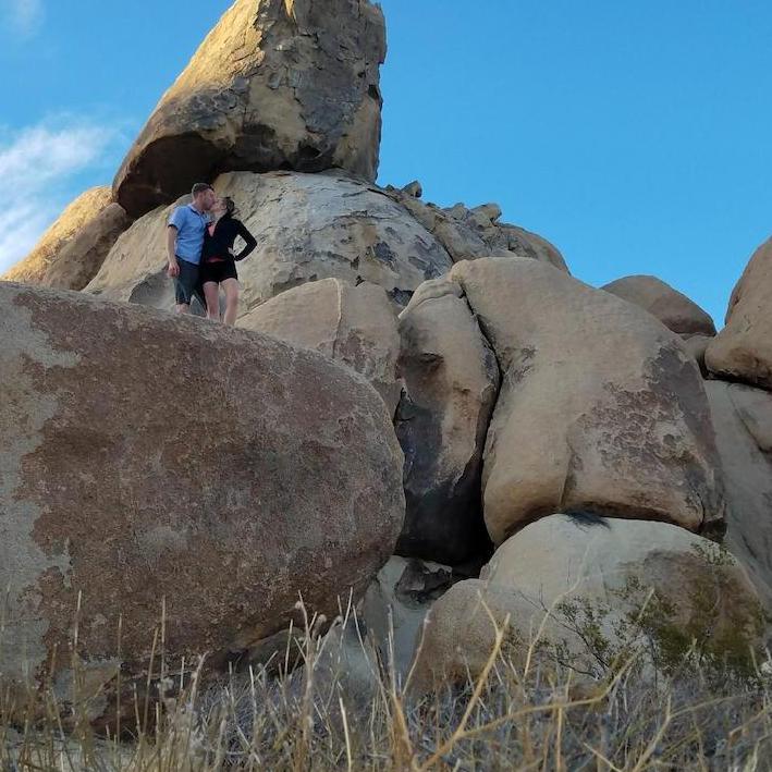 April 2018, Joshua Tree National Park, a few days after the proposal