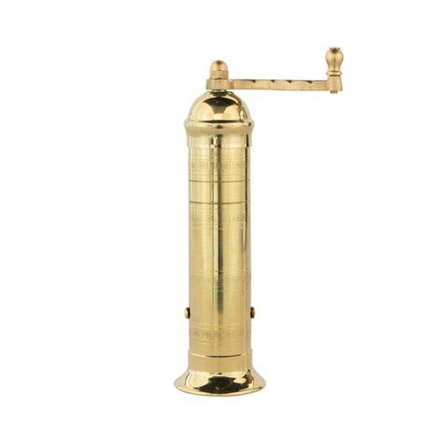 European Brass Pepper Mill