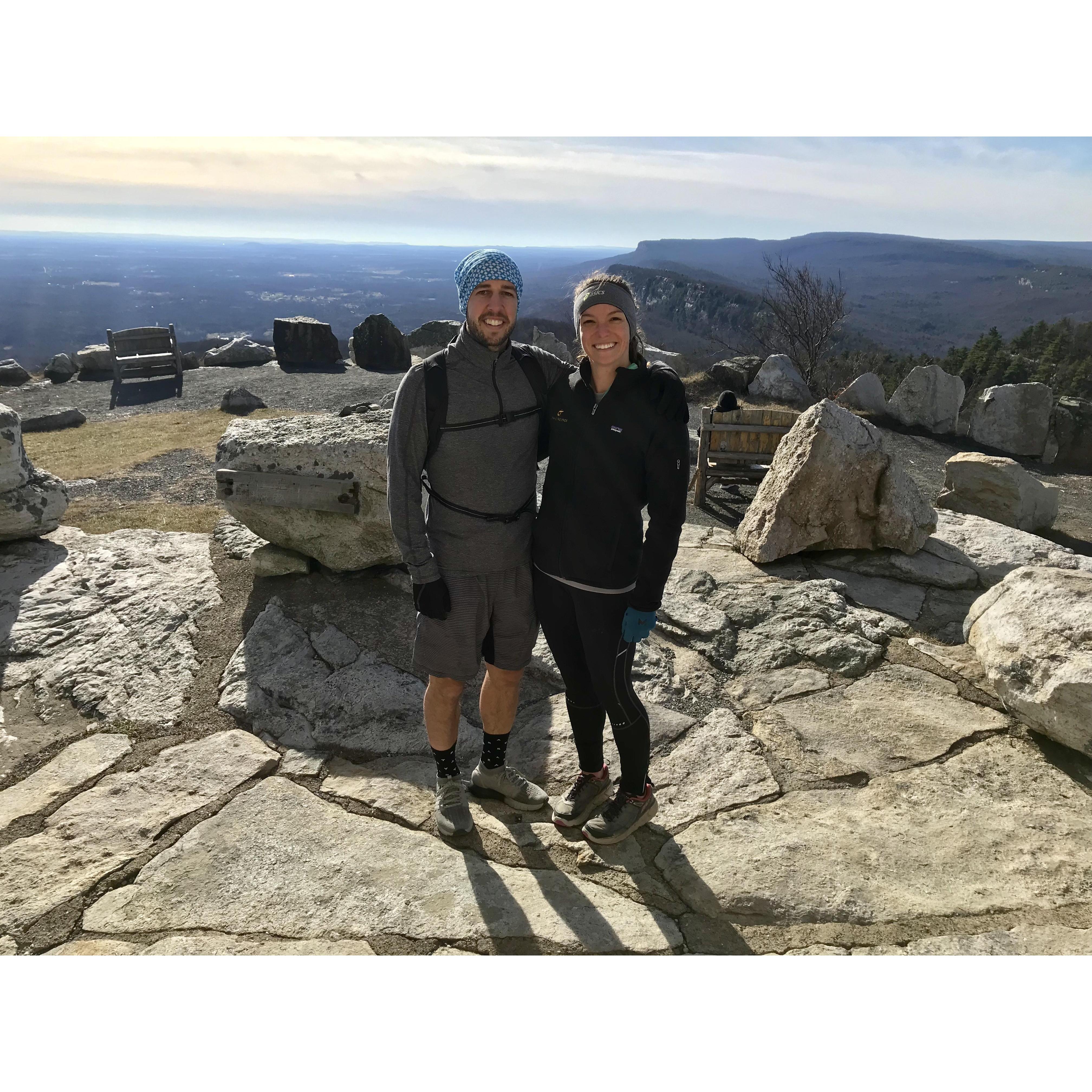 Day exploring the trails around the Mohonk Mountian House