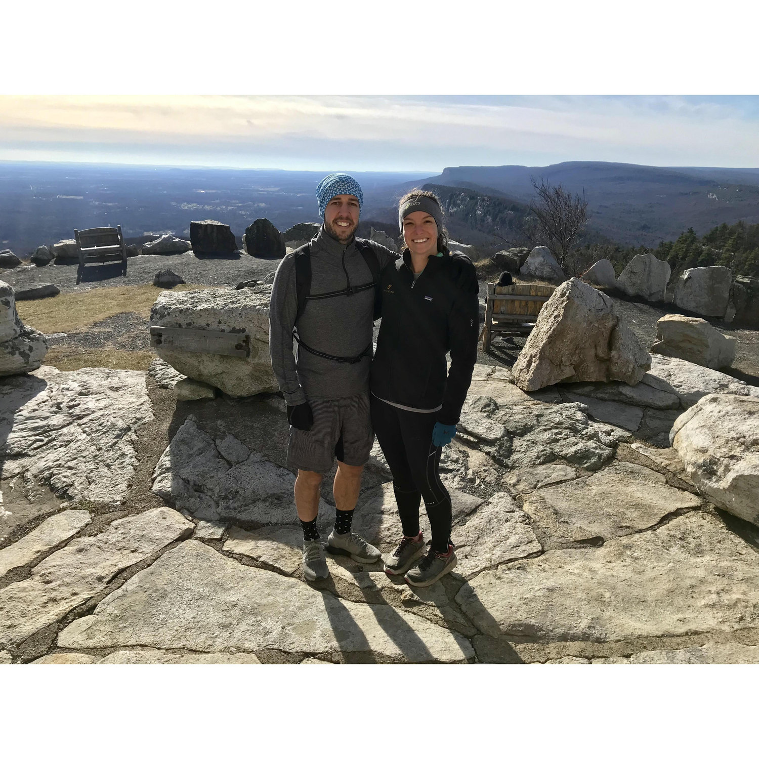 Day exploring the trails around the Mohonk Mountian House