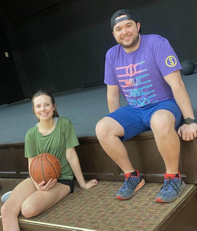 Our first photo as a couple, taken slyly by Kimberlee before things were official😆