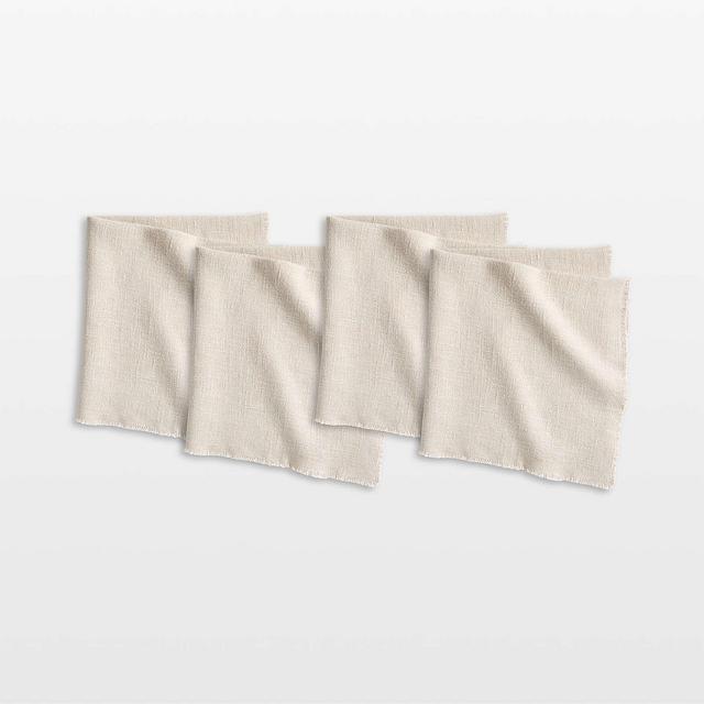 Hudson Natural Dinner Napkins, Set of 4