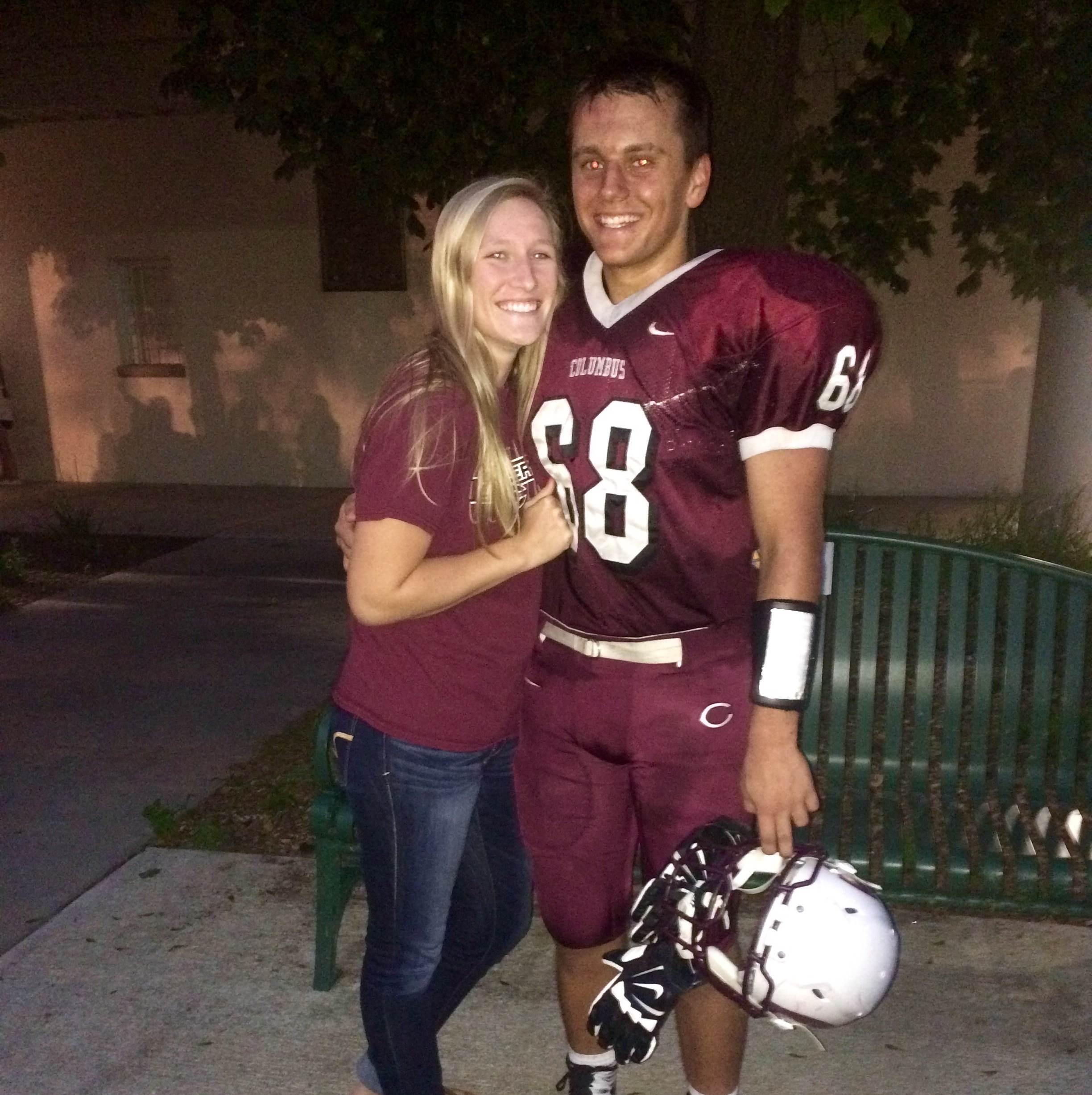 One of our very first pictures together!