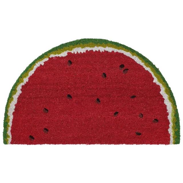 Watermelon Red Rug, 1'6" X 2'6"