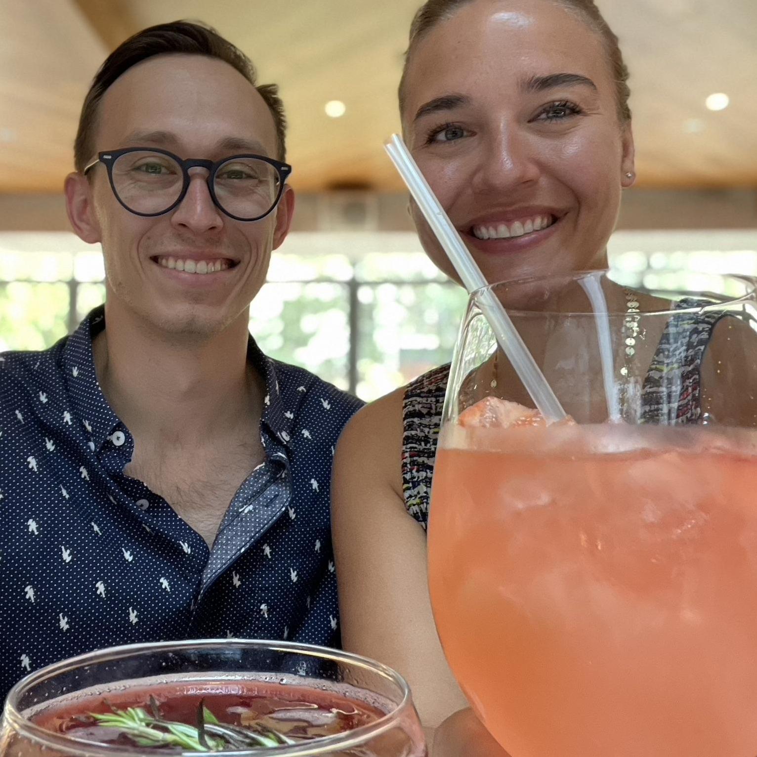 Fancy drinks in Chicago, Summer 2021.
