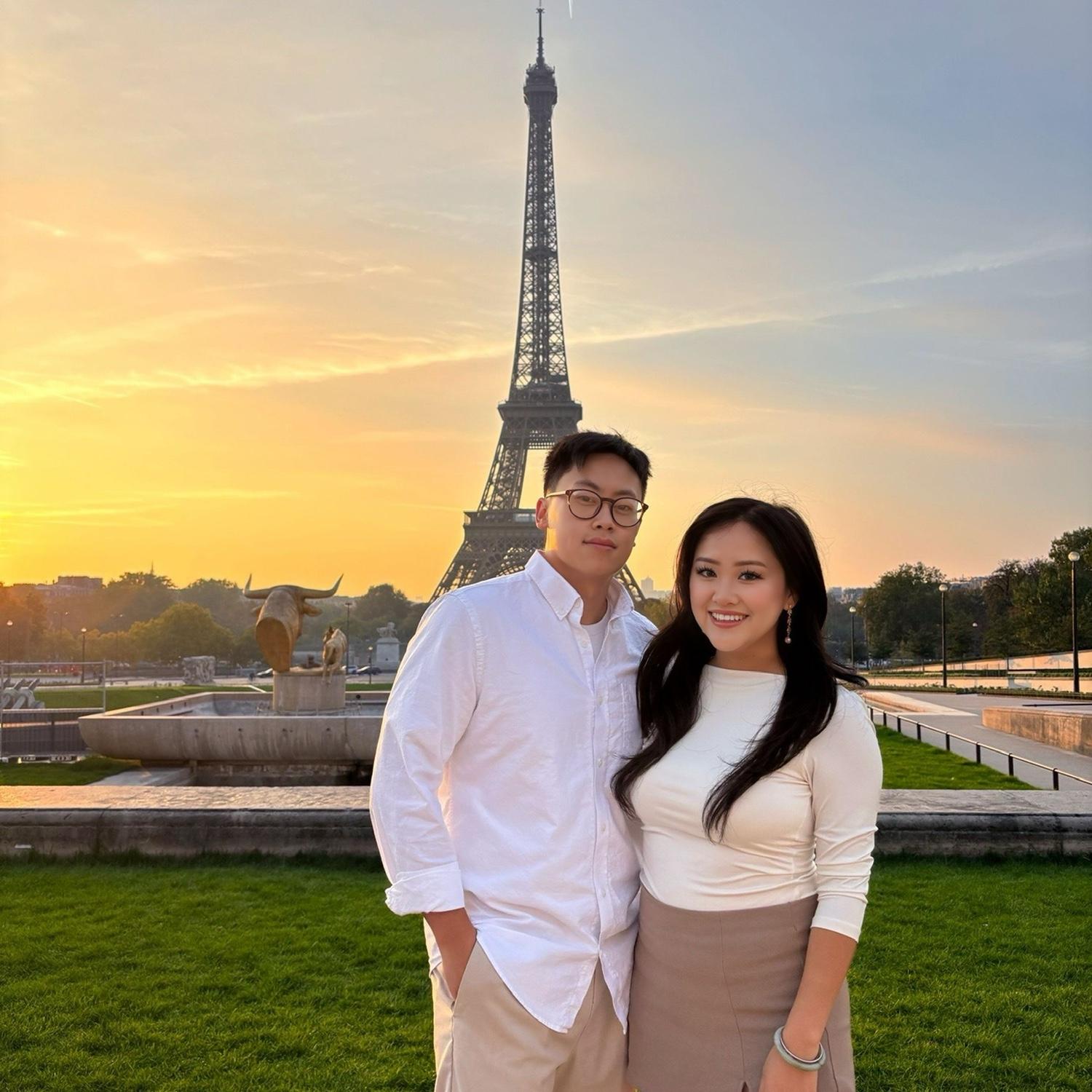 A special weekend in France, our engagment!