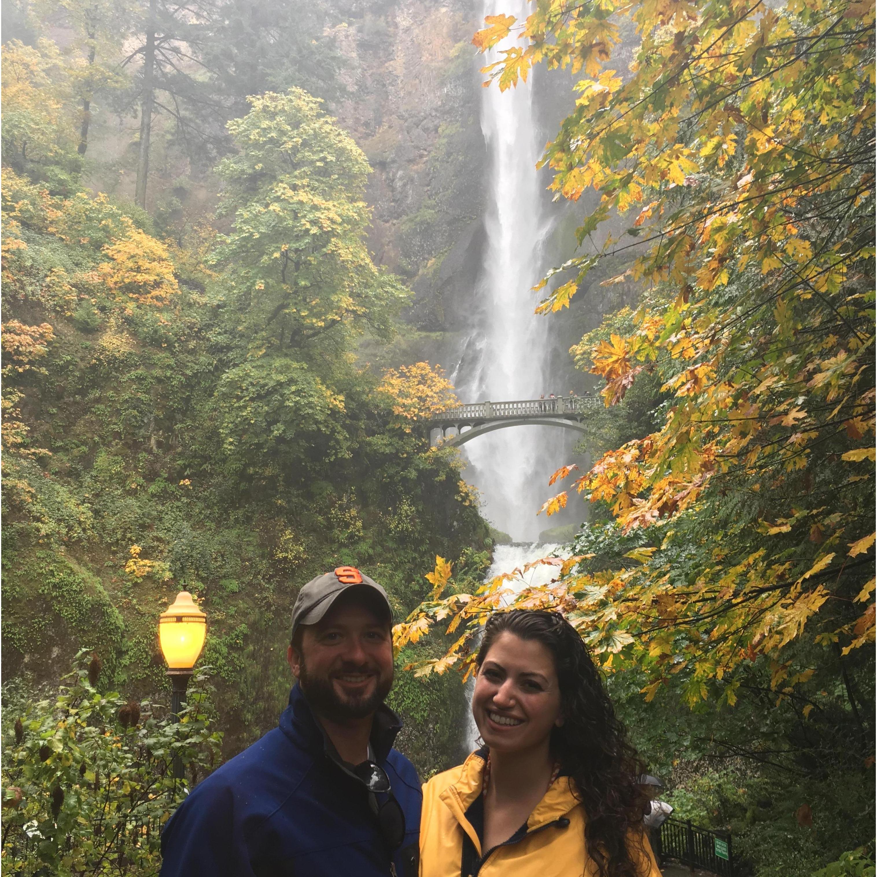 Multnomah Falls in Oregon Fall 2016