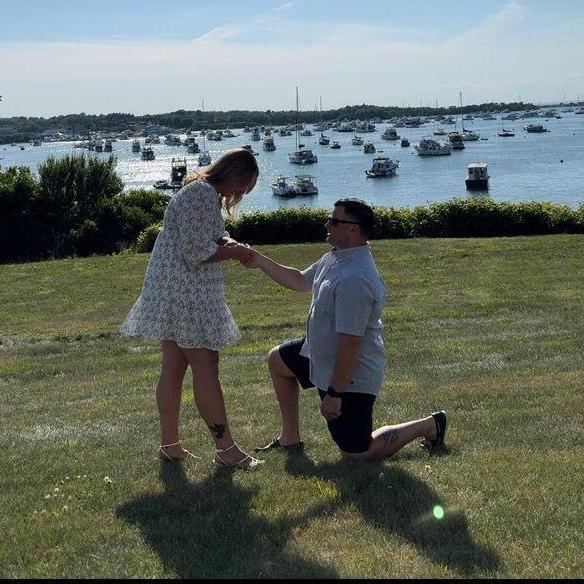The night Courtney said "yes!"