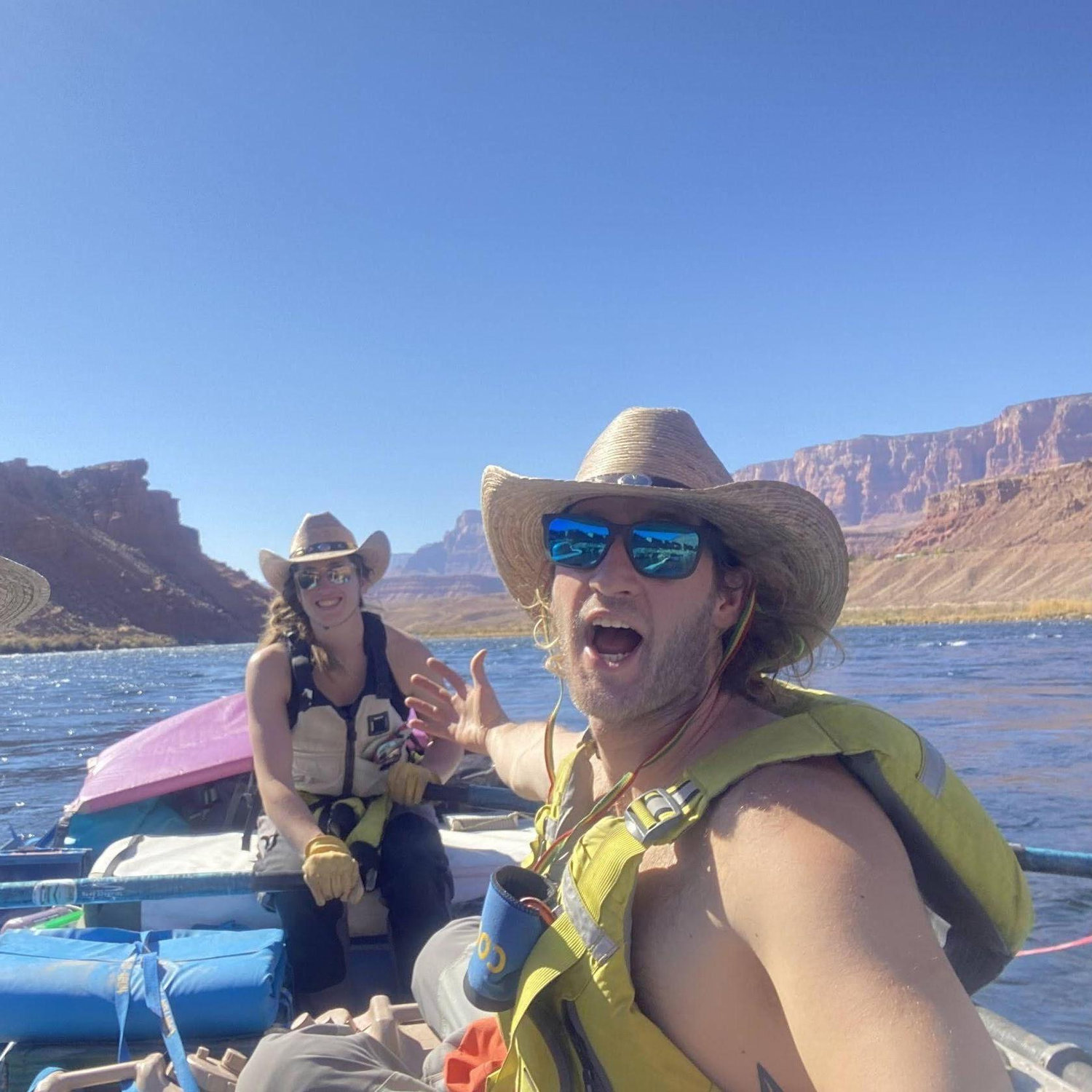 When Sarah tore her ACL and Ben was unemployed...we decided to raft the Grand Canyon for a month! Gavin and Trina drew a last-minute permit and we stepped up as inexperienced captains.