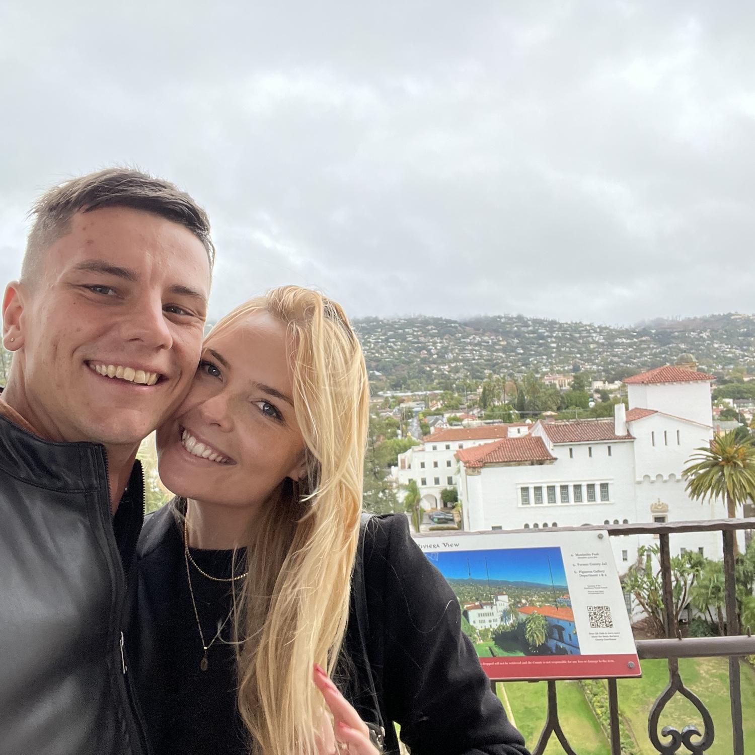 Our first in person date!
