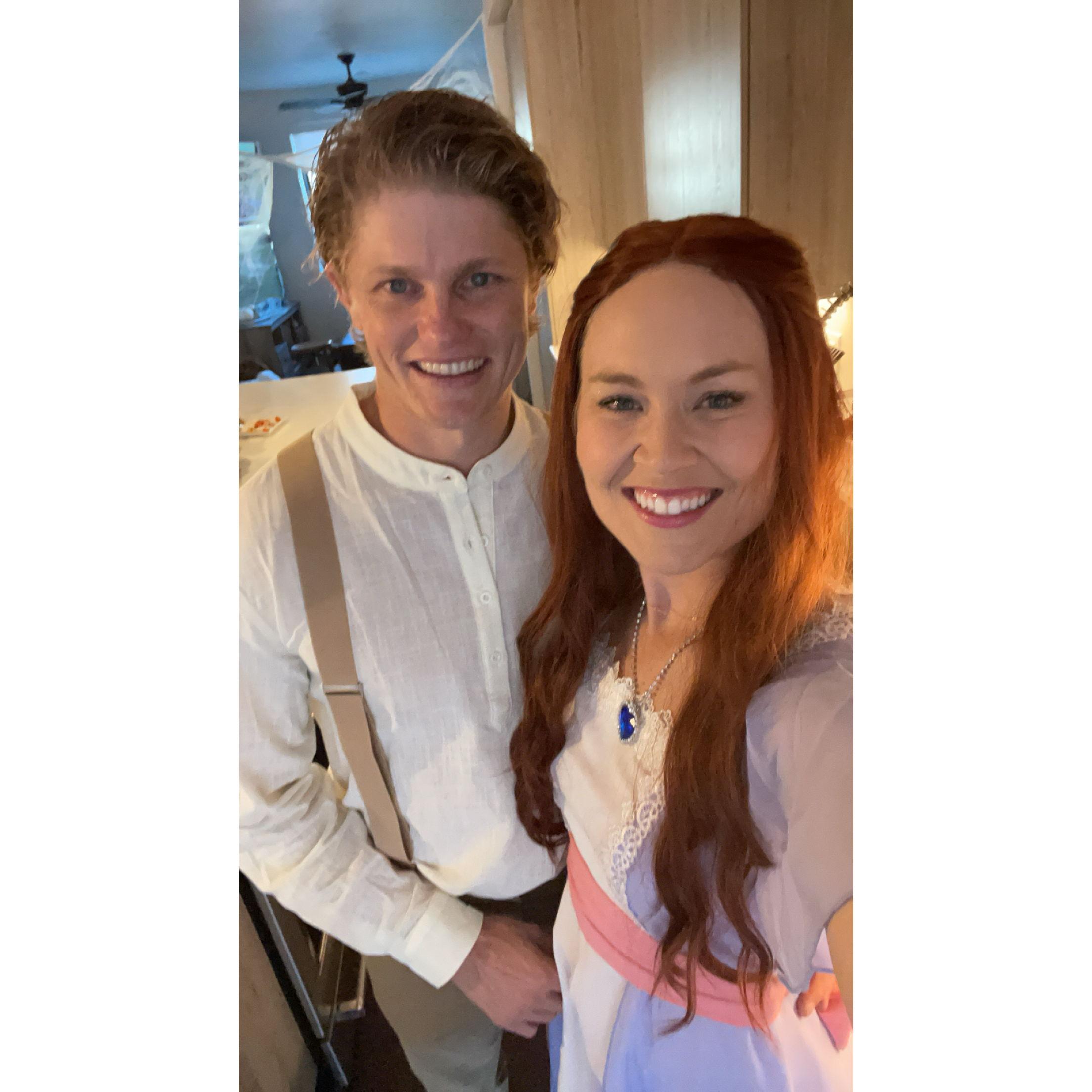 Jack and Rose from Titanic for Halloween