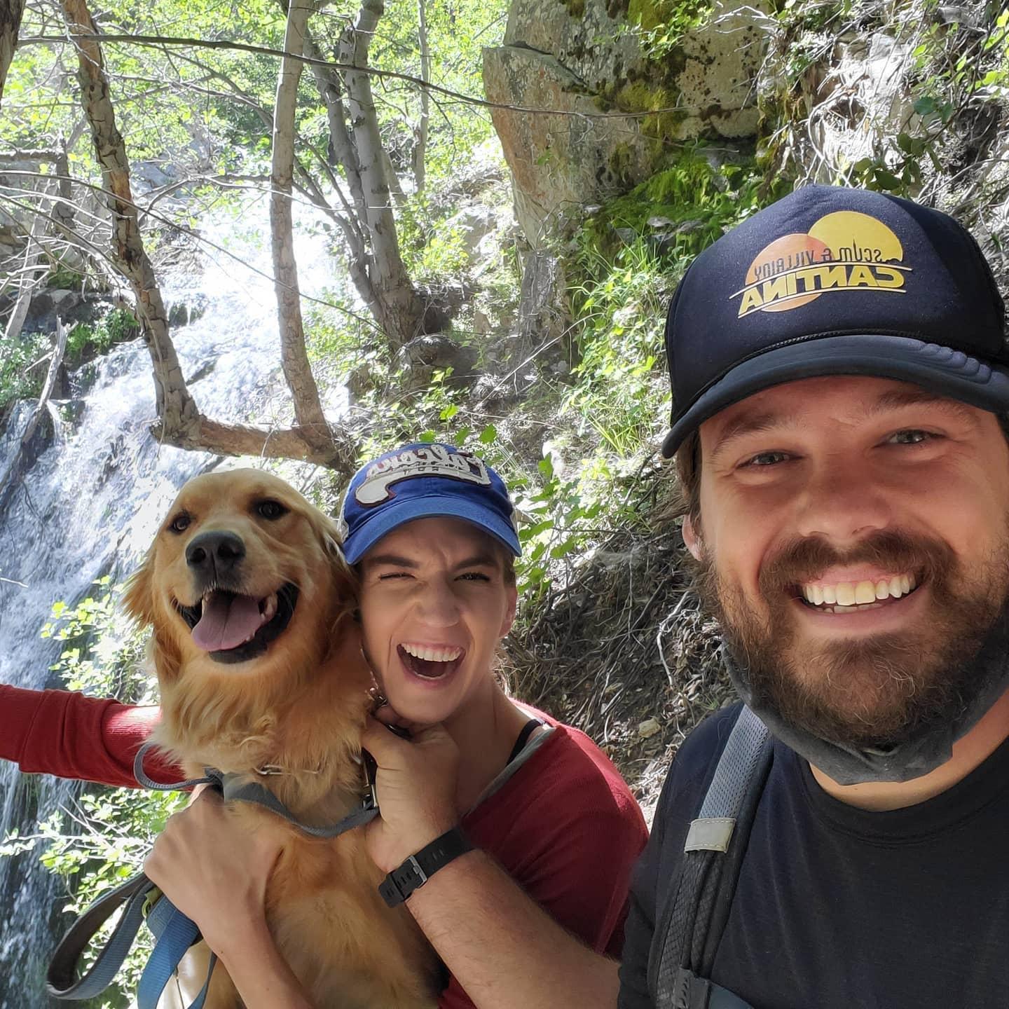 Our first waterfall hike as a family of 3!