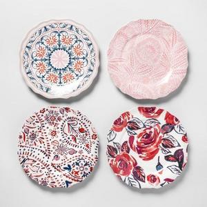 Melamine Salad Plates 8.4" Red/Pink Set of 4 - Opalhouse™