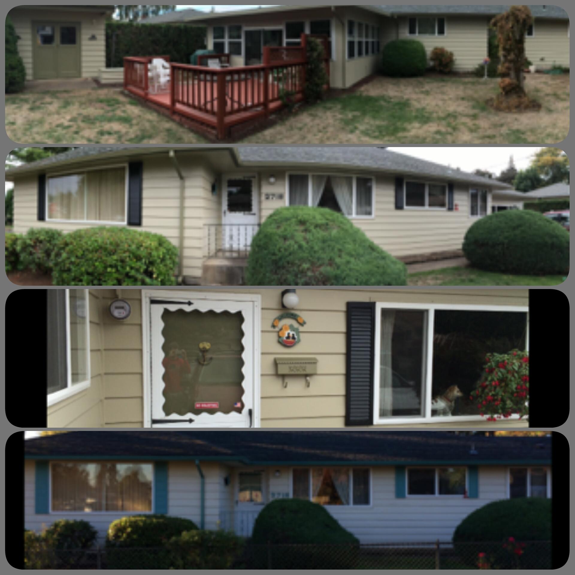 When Jenny moved to Portland they painted a house together.  It was almost a relationship disaster.