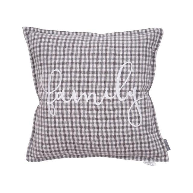18"x18" Brenner Plaid Family Square Throw Pillow - Evergrace