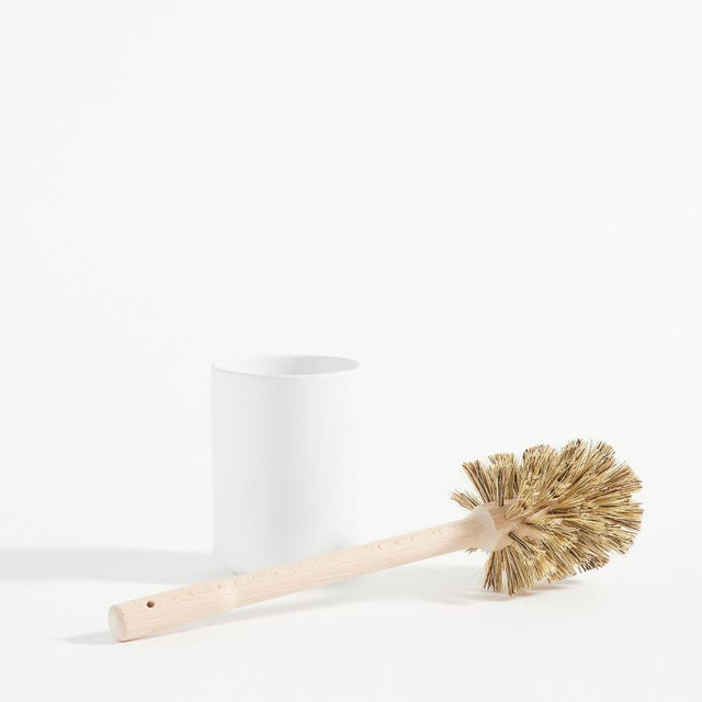 True White Mason Accessories Toilet Brush and Holder