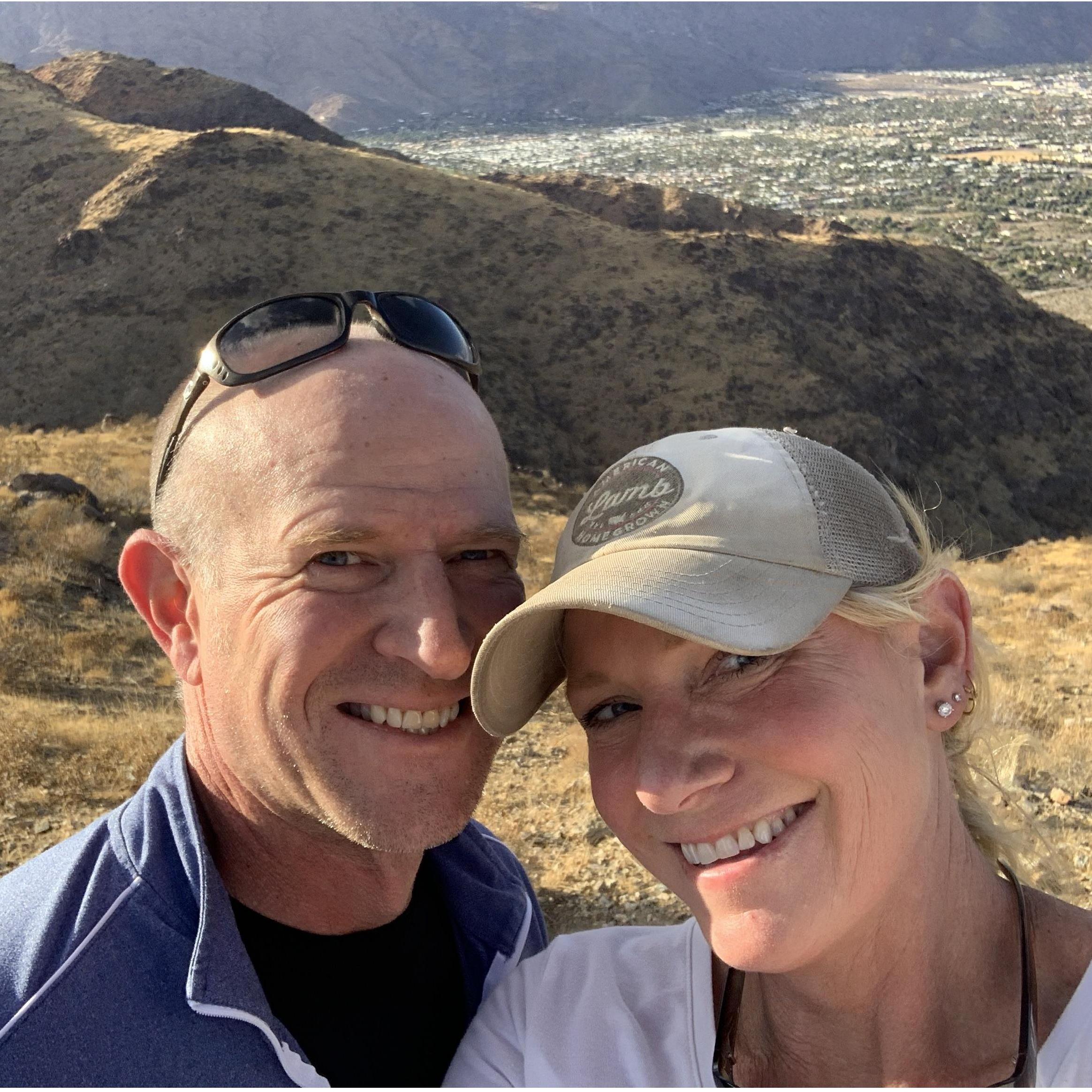 Hiking in Palm Springs, Dec. 2020