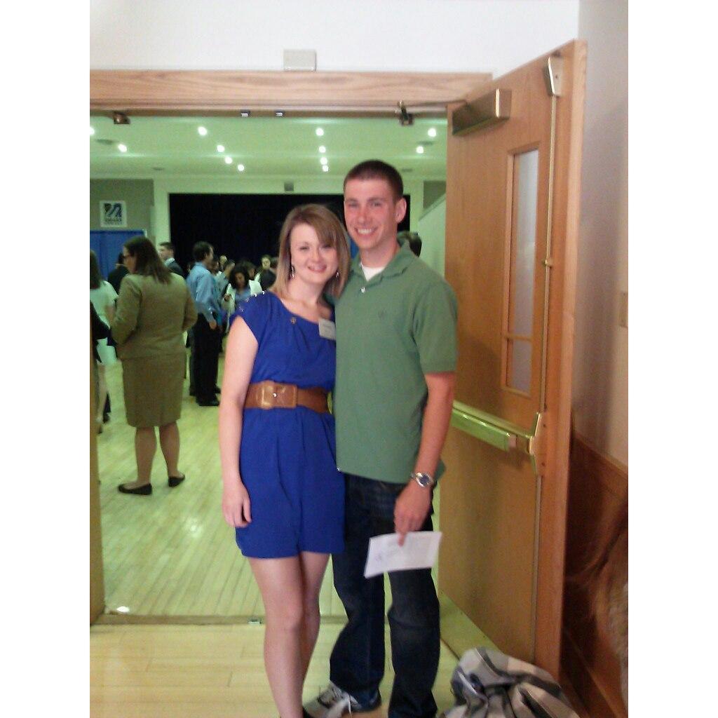 Cj supporting me at my Whos Who ceremony 2013.