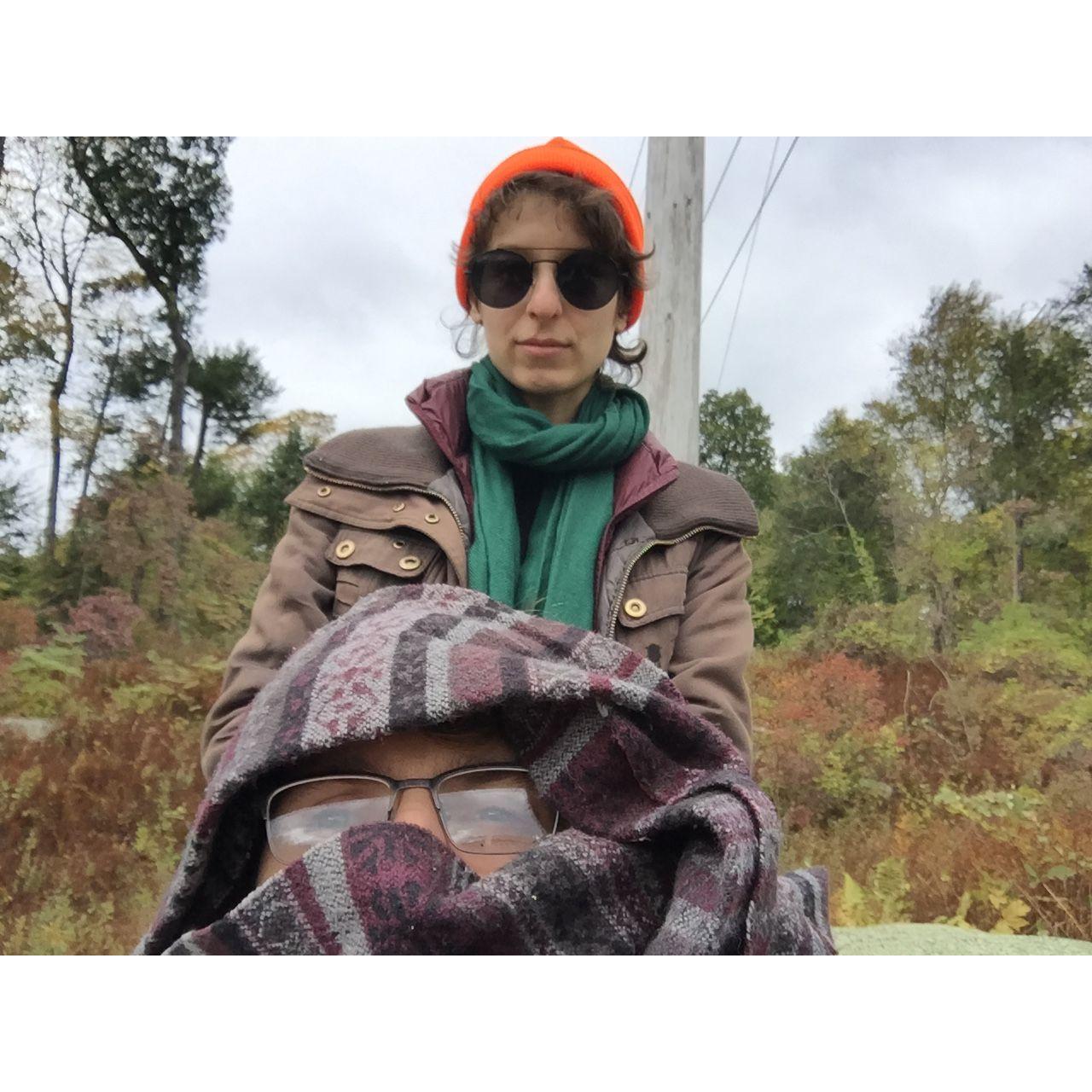 Our first weekend getaway, in the fall of 2018 (where's Kevin?)