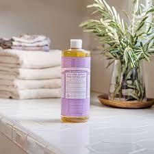 Dr. Bronner's Pure Castile Liquid Soap - Made with Regenerative Organic Certified Oils - 18-in-1 Uses for Face, Body, Hand, Hair- Gentle on Sensitive Skin - All Natural Body Wash- Lavender,32oz